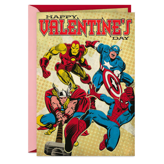 Marvel Comics Avengers One of the Good Guys Valentine's Day Card for Him