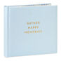 Blue and Gold Happy Memories 2-Up Photo Album front image number 1