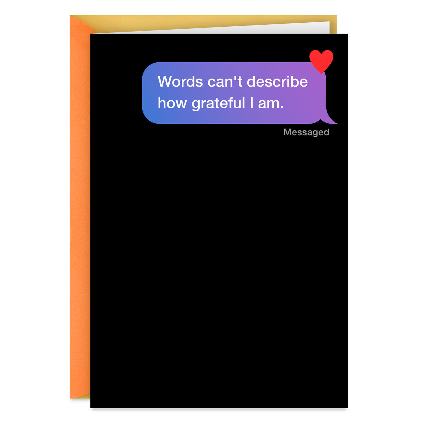 Struggling to Express Myself Without GIFs Funny Thank You Card