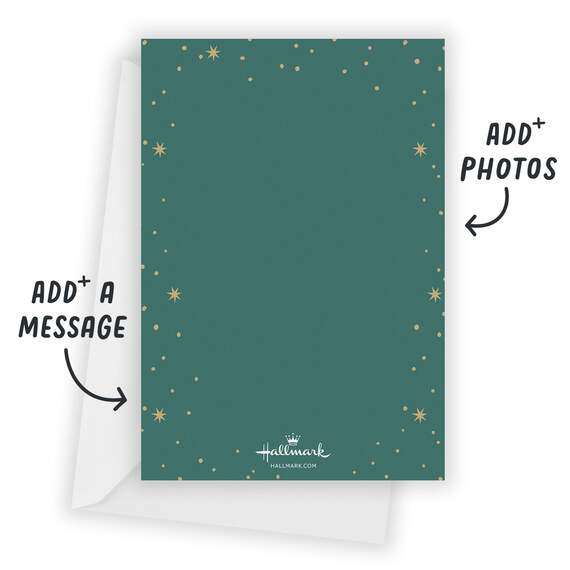 Colorful Shadowed Lettering Flat Holiday Photo Card, , large image number 3