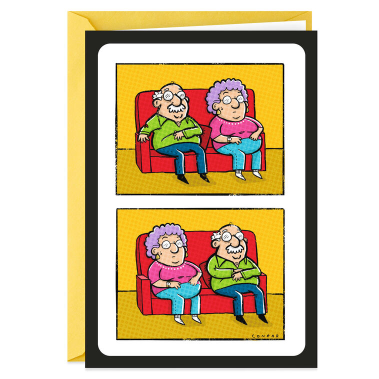 A New Position Funny Anniversary Card