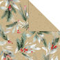 Kraft Greenery/Flecks Holiday Reversible Gift Wrap wrap square image number 4