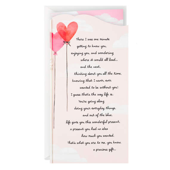 Your Love Is a Gift Romantic Valentine's Day Card, , large image number 1