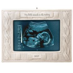 miracle in the making sonogram photo holder ornament sonogram christmas ornament