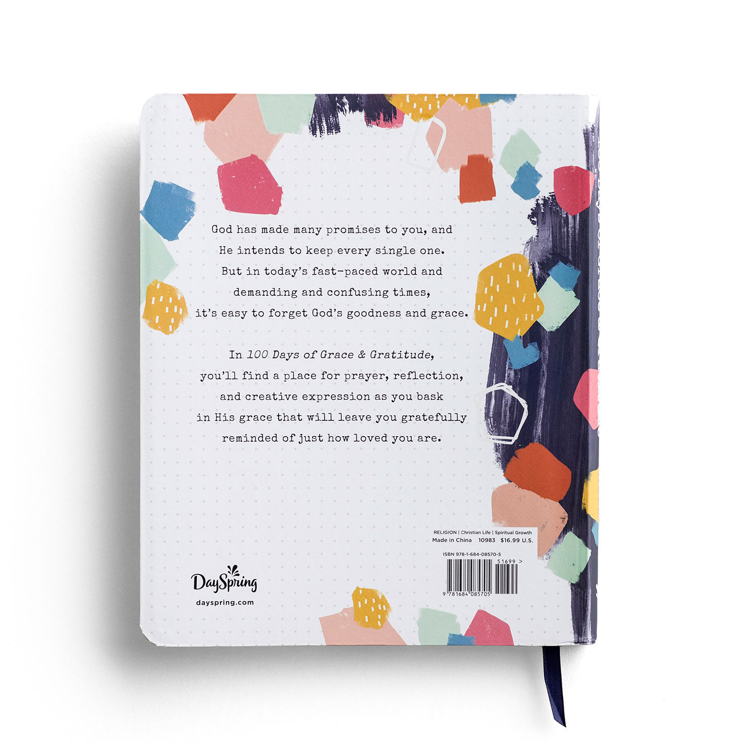 100 Days of Grace & Gratitude Devotional Journal Back image number 2