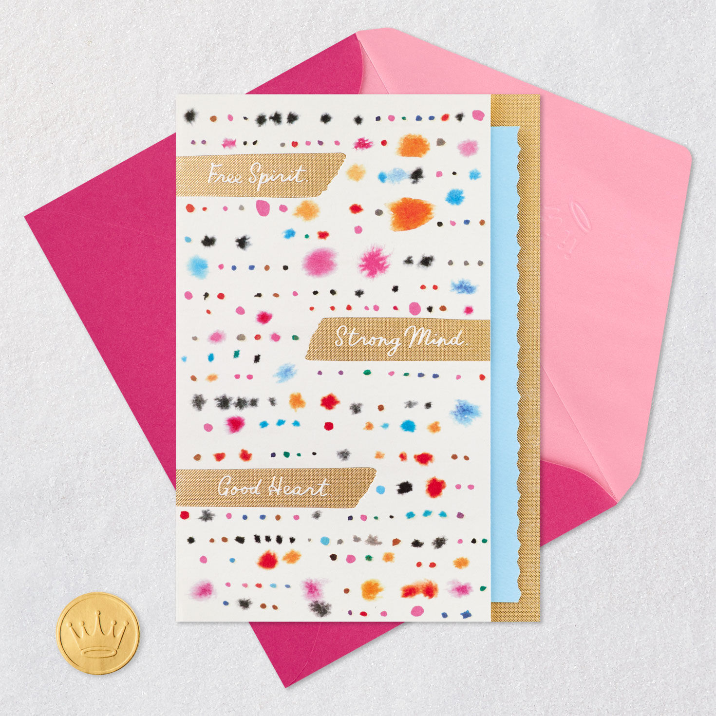 Free Spirit, Strong Mind, Good Heart Birthday Card for Daughter, , large image number 5