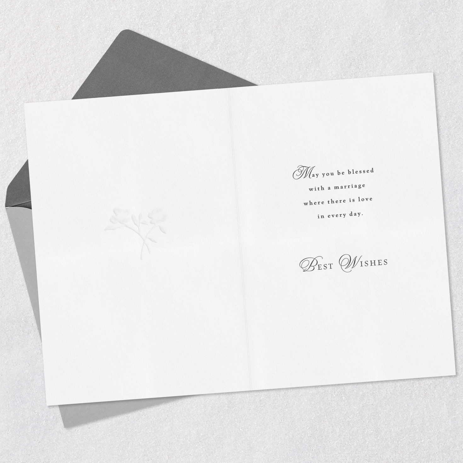 Blessings and Best Wishes Wedding Card, , large image number 3