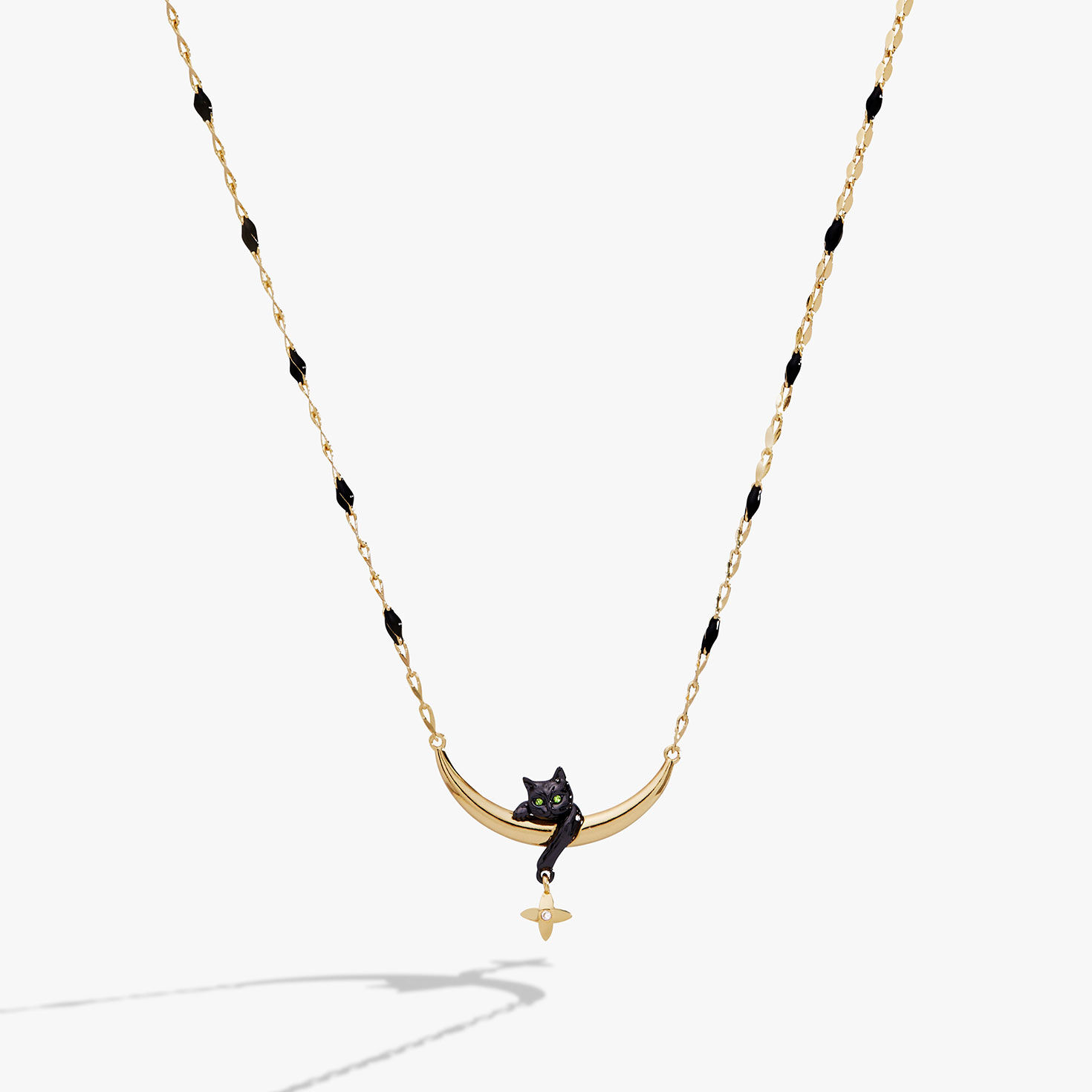Alex And Ani Celestial Cat Inline Necklace