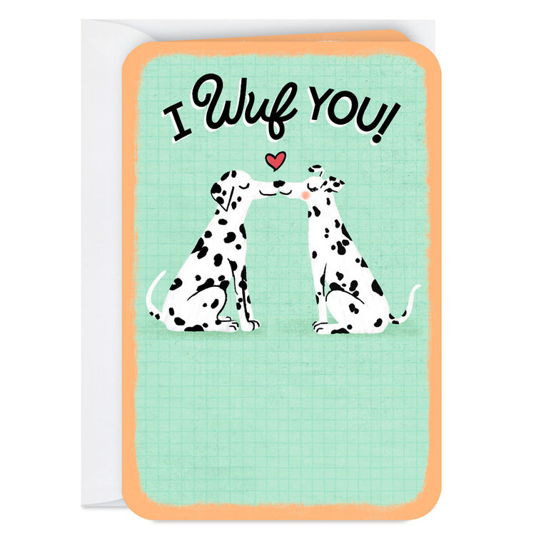 I Wuf You Greeting Card I Wuf You Greeting Card