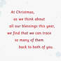 We're So Thankful for You Christmas Card for Parents, , large image number 2