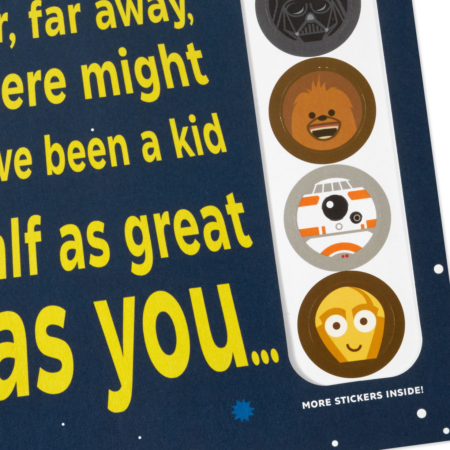 Star Wars™ No One’s Even Half as Great Birthday Card for Grandson for only USD 5.59 | Hallmark
