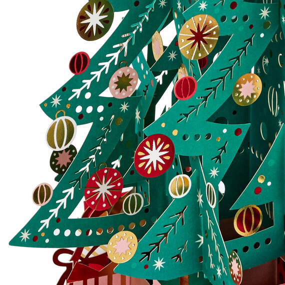 Jumbo Christmas Tree 3D Pop-Up Christmas Card, , large image number 5
