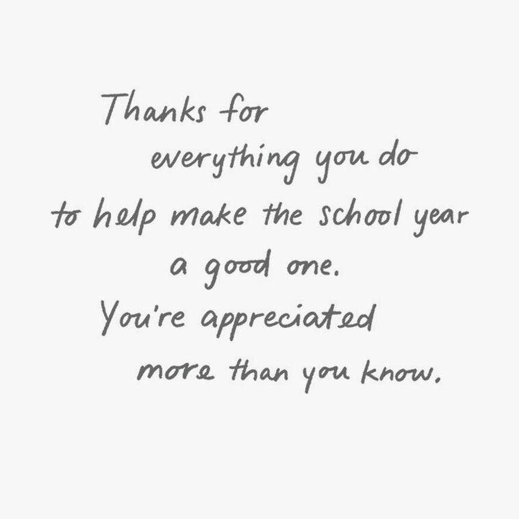 School of Fish Teacher Thank You Card Sentiment image number 2