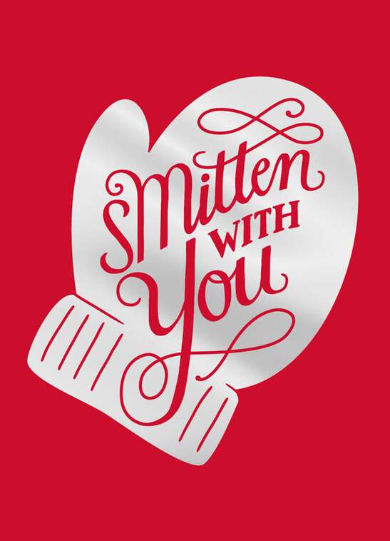 Smitten With You Christmas Card, , large image number 1