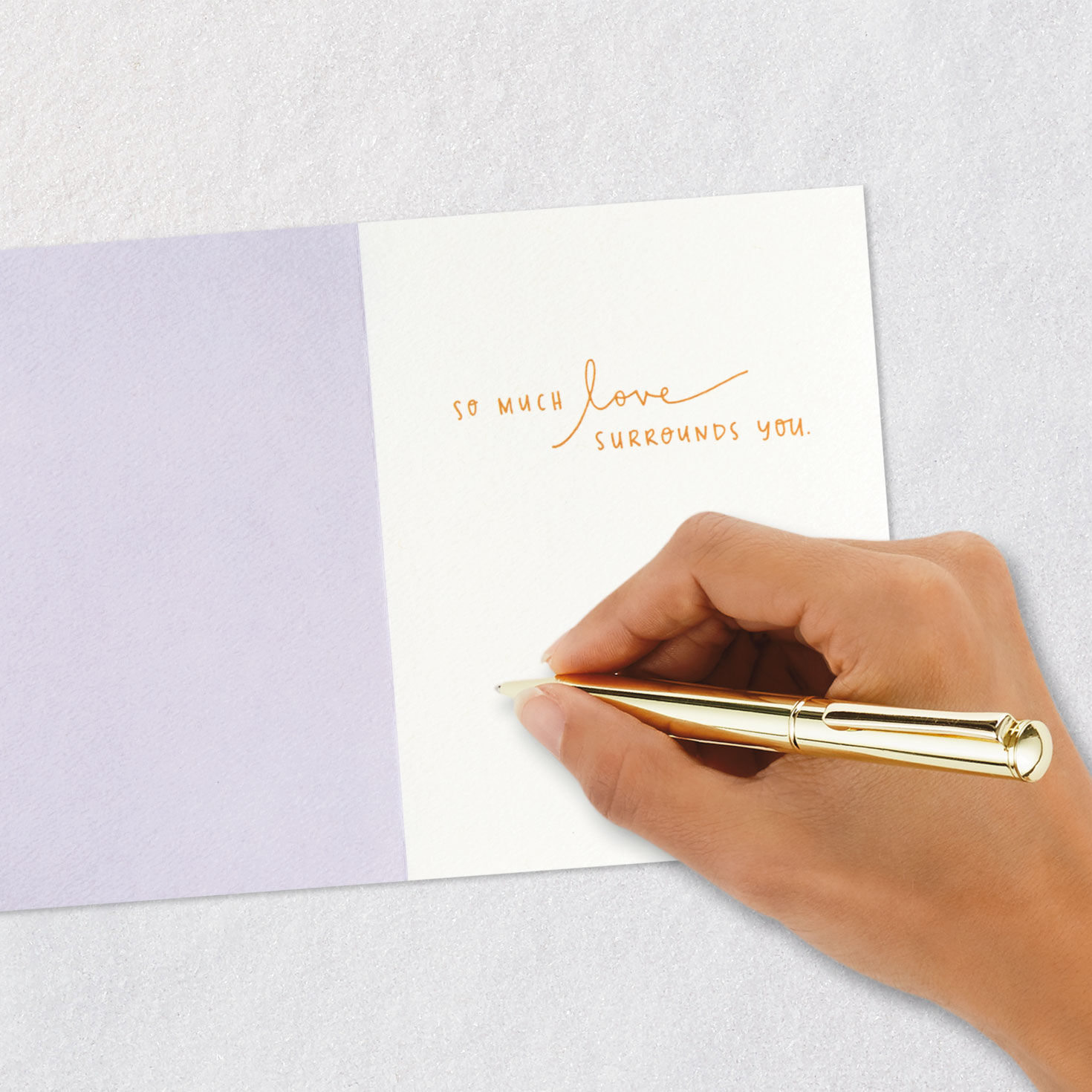 Modern Purple Flowers Wedding Card  image number 6