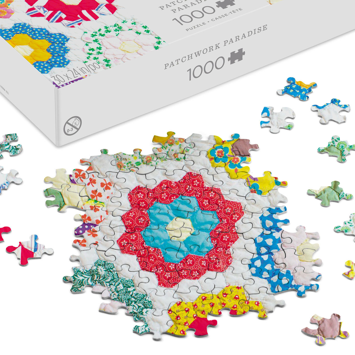 Patchwork Paradise 1000-Piece Jigsaw Puzzle for only USD 22.99 | Hallmark