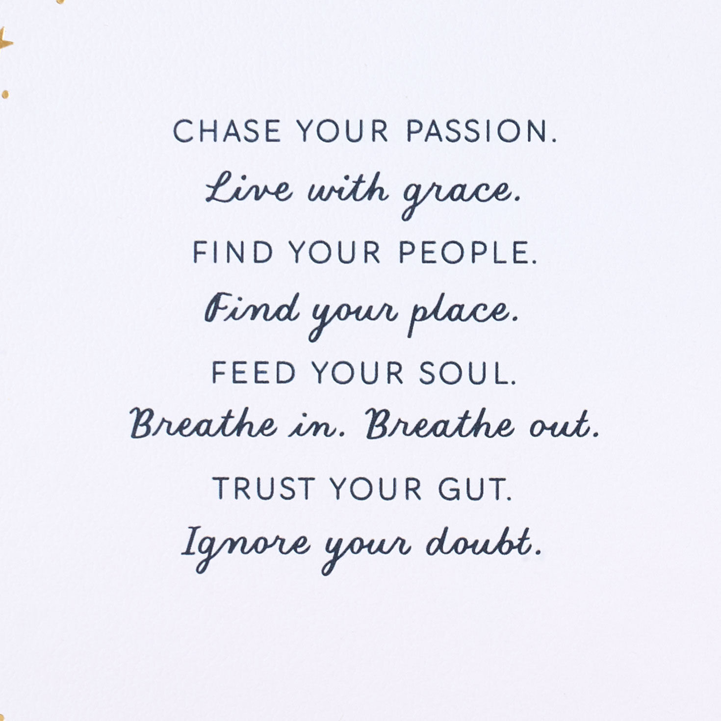 Sparkly Shooting Star Graduation Card Sentiment image number 2