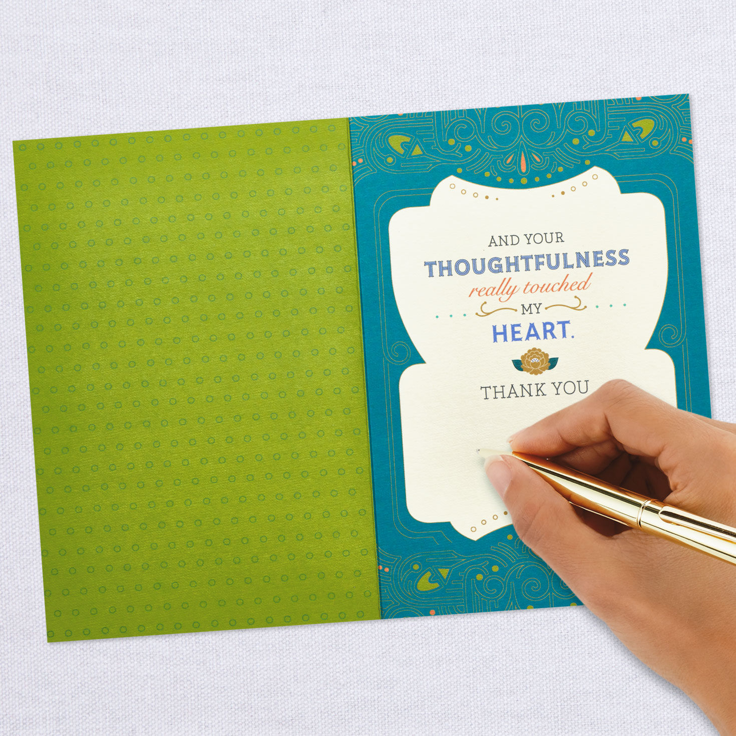 You Touched My Heart Thank-You Card for only USD 3.99 | Hallmark