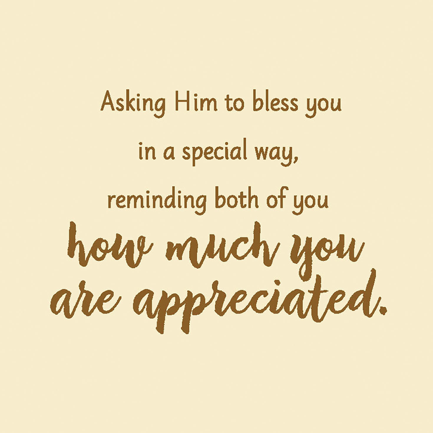 Sunshine Religious Appreciation Card for Couple Sentiment image number 2