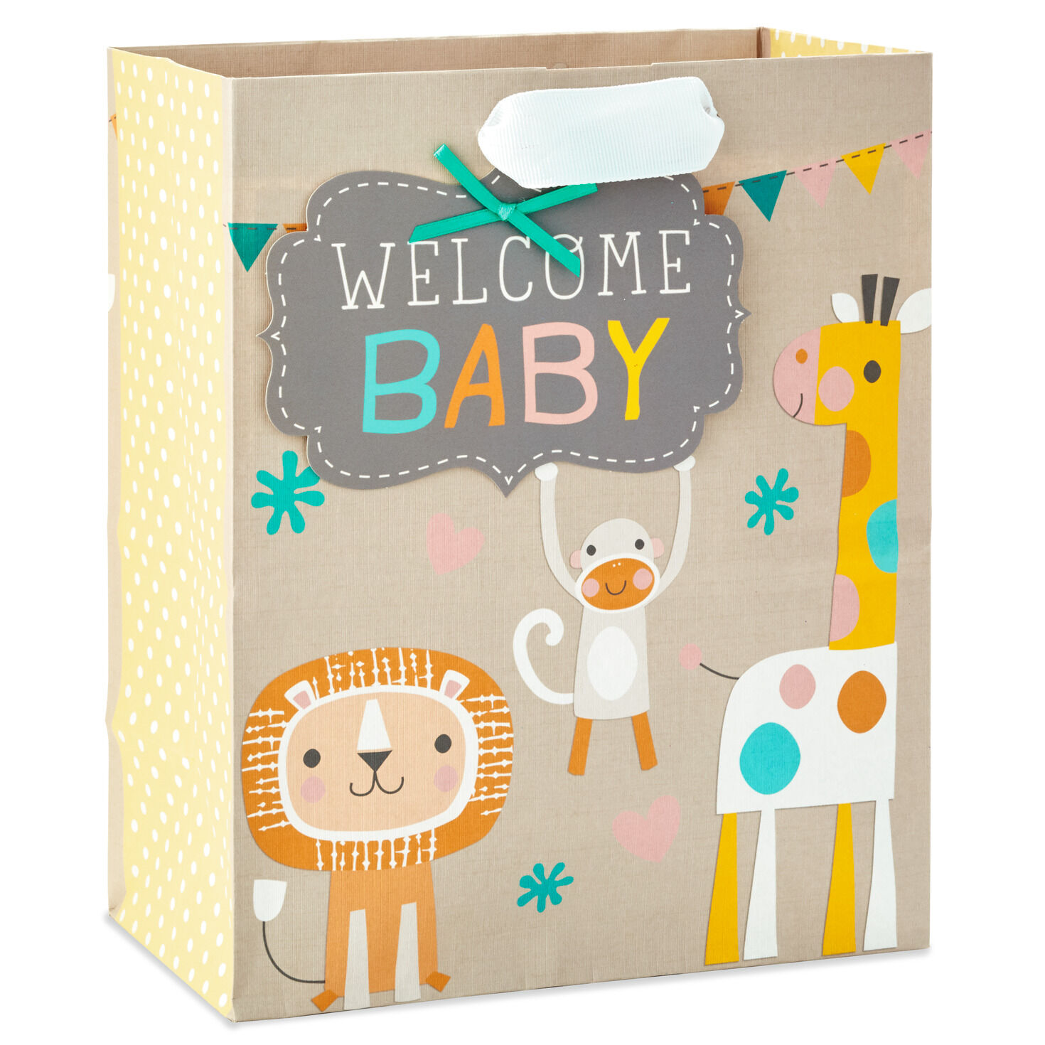 elephants ALL in one Bag! any occasion ~Lion Tag and Ribbon~ Baby or Birthday GIANT GIFT SACK ~ 36 x 44 Bag