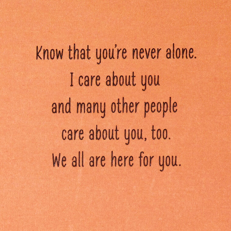 Stacked Stones Between You and Me Encouragement Card Sentiment image number 2