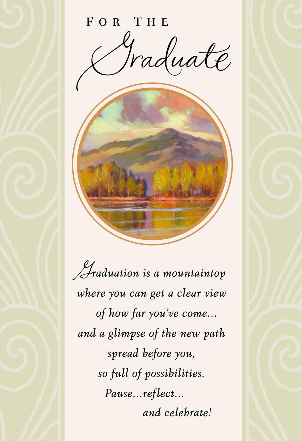A View from the Mountaintop Graduation Card