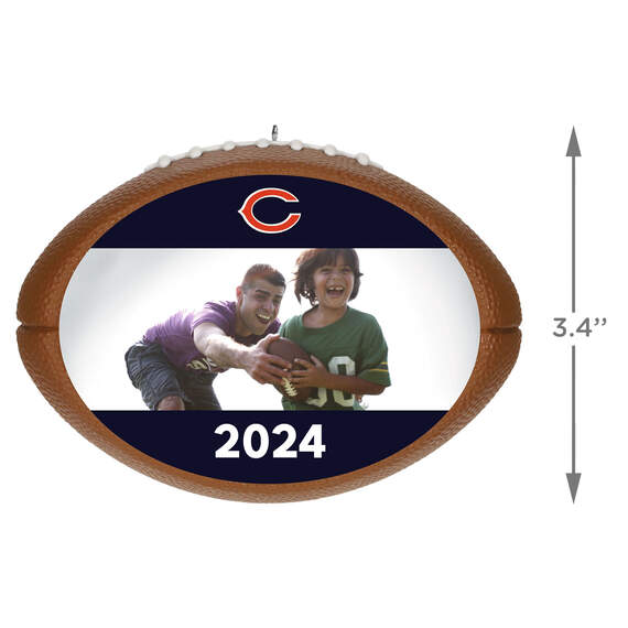 NFL Football Chicago Bears Text and Photo Personalized Ornament, , large image number 3