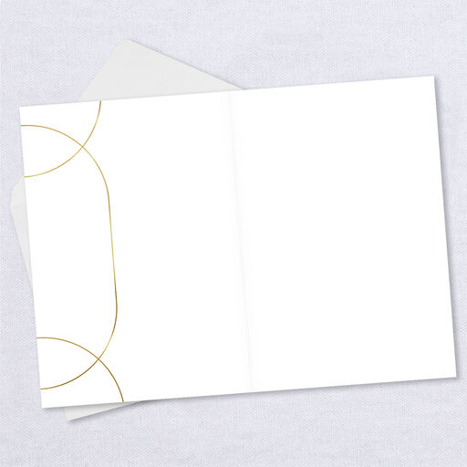 Personalized Gold Accents on Marble Card, 
