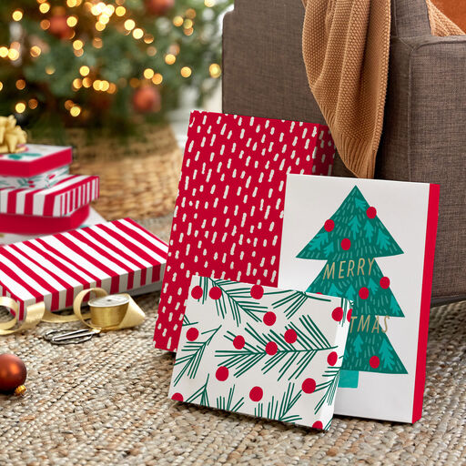 Very Merry 10-Pack Assortment Christmas Gift Boxes, 