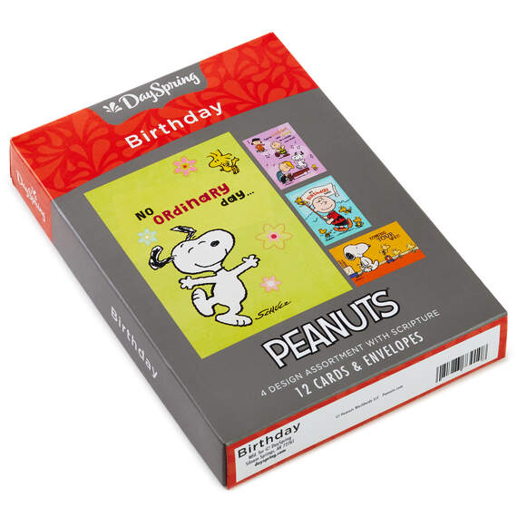Peanuts® Assorted Religious Birthday Cards, Box of 12, , large image number 1