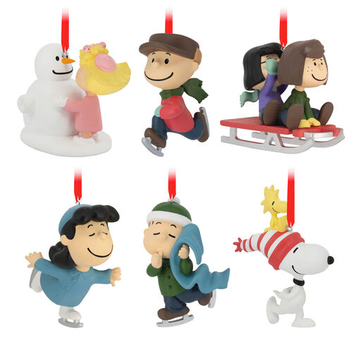 The Peanuts® Gang Hallmark Ornaments, Set of 6, 