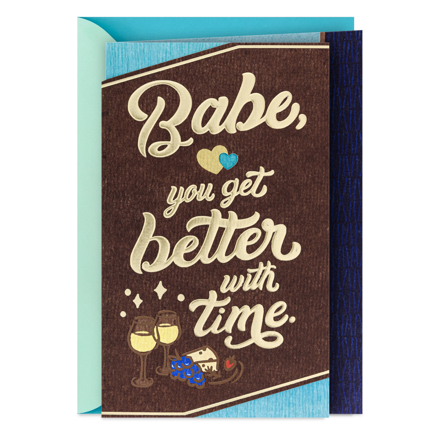 Lucky Me to Savor It All Romantic Birthday Card for Him
