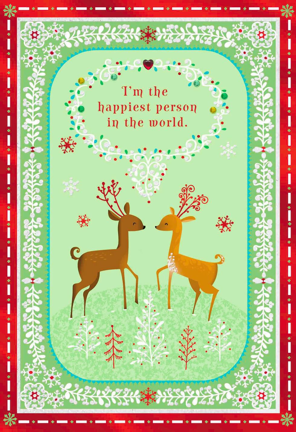 By My Side Christmas Love Card