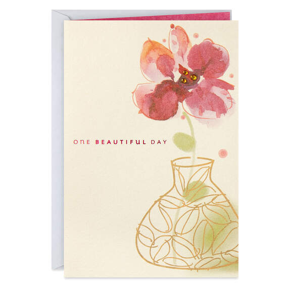 UNICEF One Beautiful Day Floral Birthday Card, , large image number 1