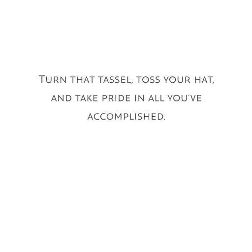 Turn That Tassel, Toss that Hat 2022 Graduation Card, 