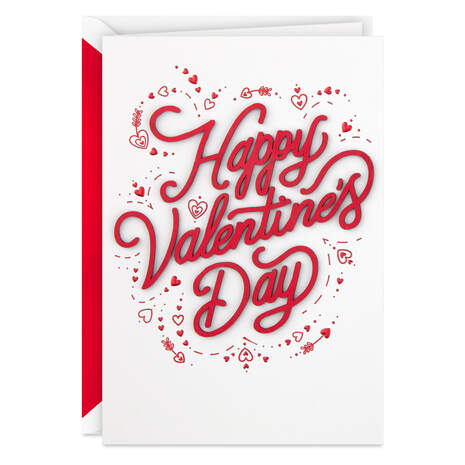 Hope Your Heart Is Happy Today Valentine's Day Card, , large