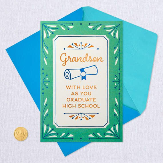 Great Things To Come High School Graduation Card for Grandson, , large image number 5