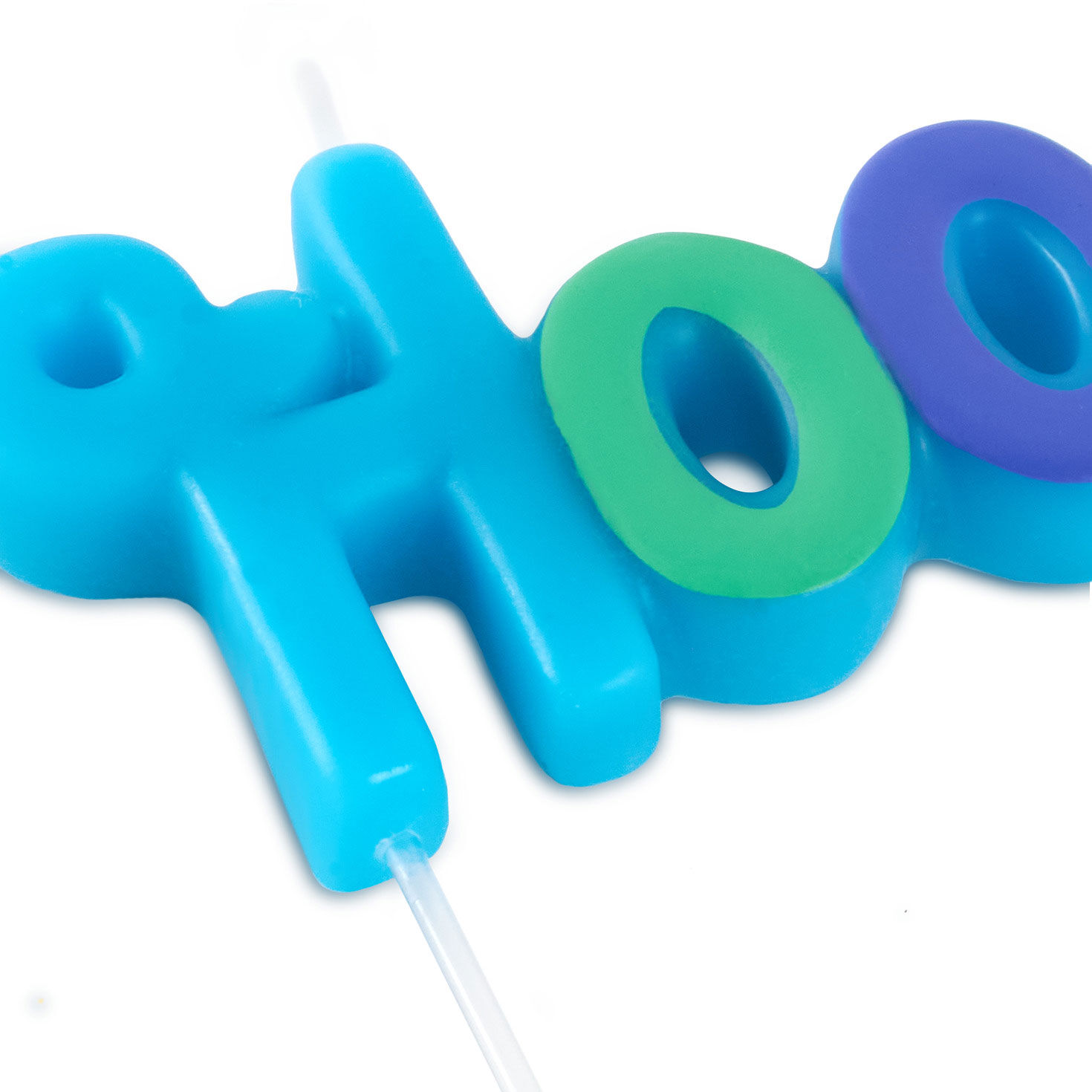 Woo Hoo Celebration Colorful Birthday Candles closeup detail image number 5