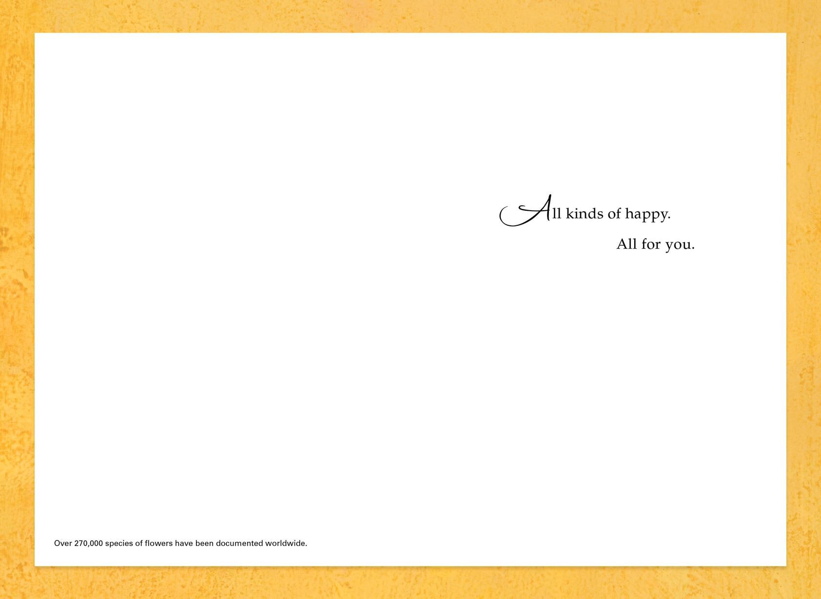 Flowers All Kinds of Happy Congratulations Card