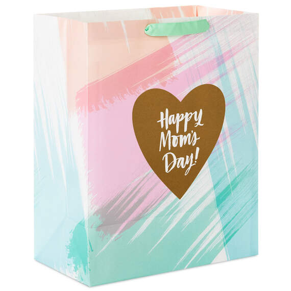 13" Happy Mom's Day Heart Large Mother's Day Gift Bag, , large image number 6