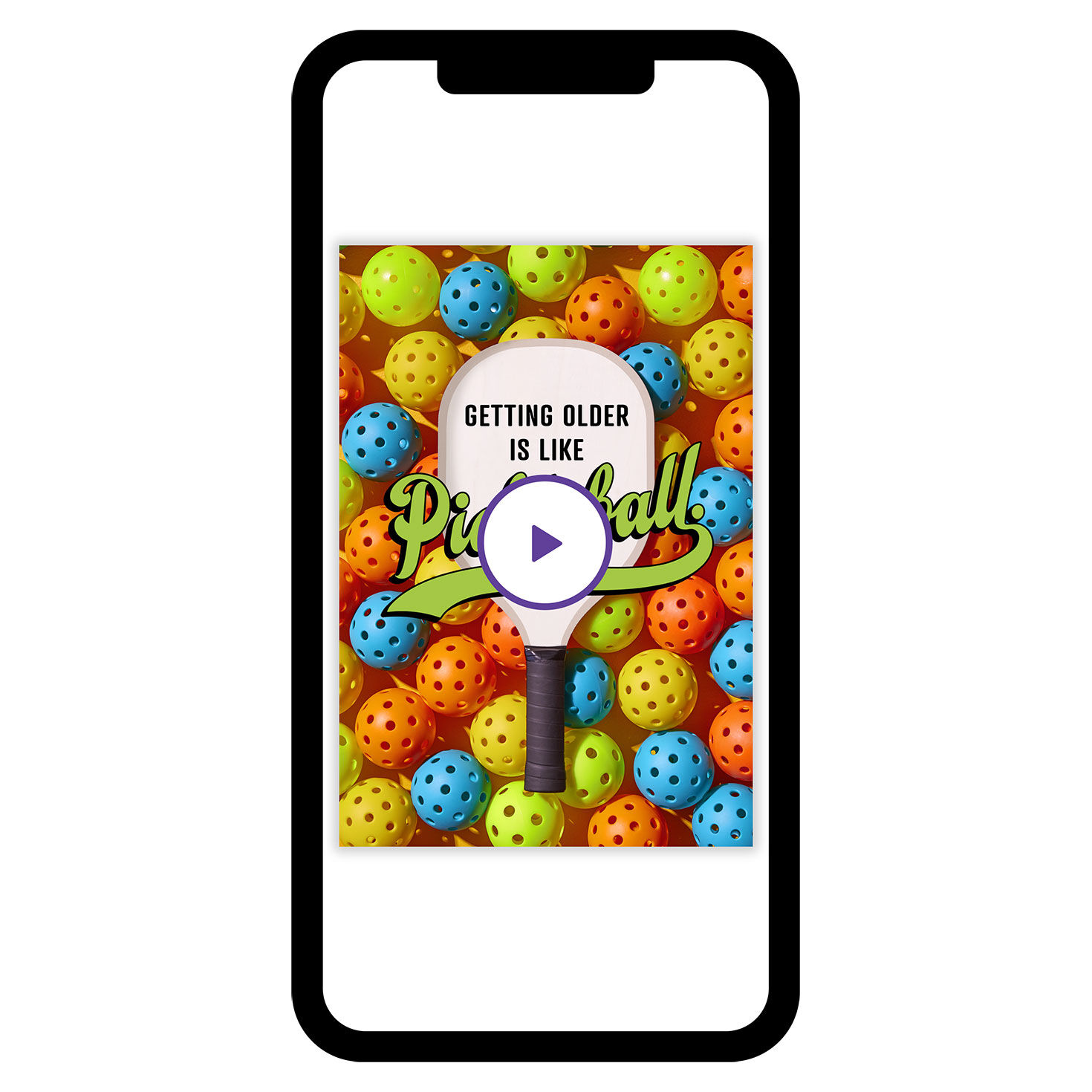 Pickleball Funny Birthday eCard