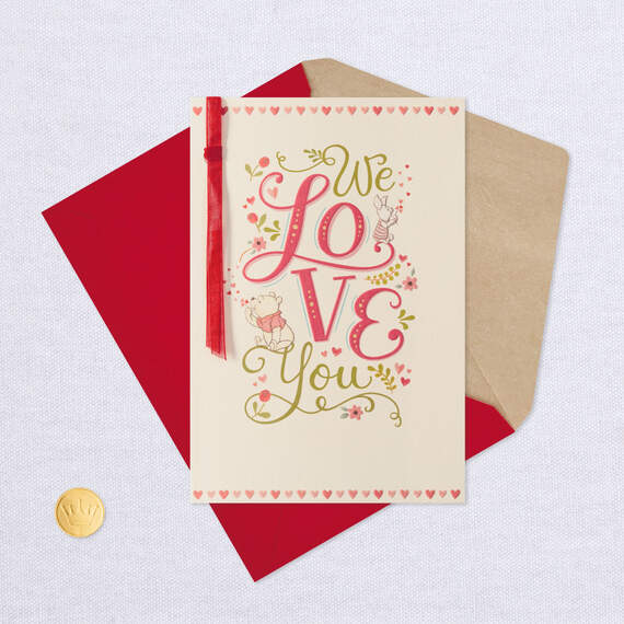 Winnie the Pooh We Love You Valentine's Day Card, , large image number 5