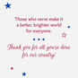 Patriotic Stars and Stripes Veterans Day Card Sentiment image number 2