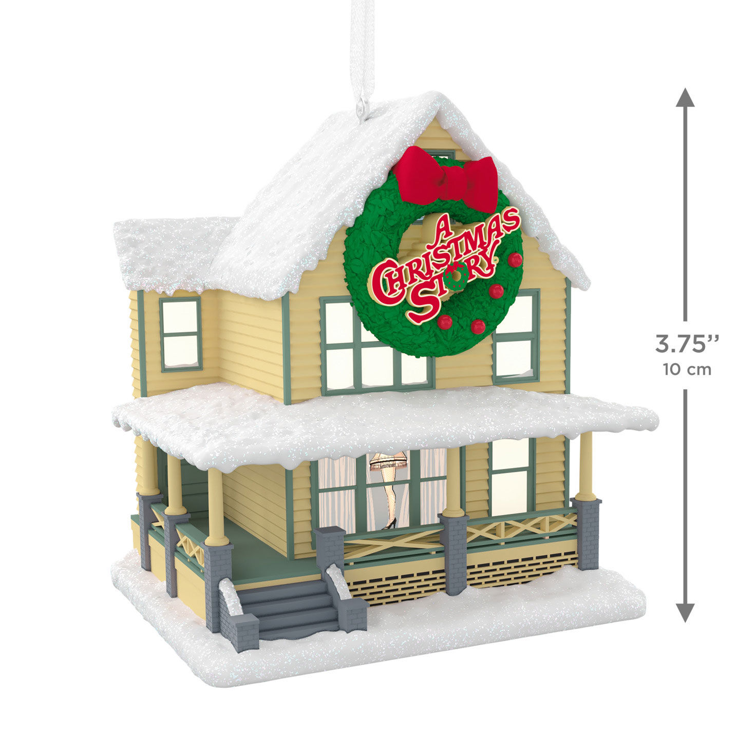 A Christmas Story House Keepsake Ornament measurement image number 3