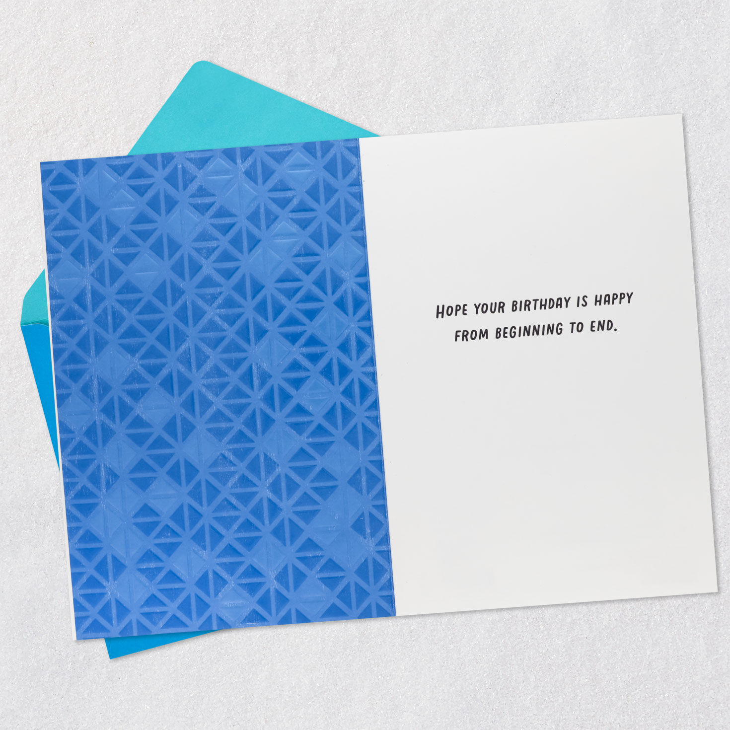 Blue Video Game Controller Nephew Birthday Card Open card with envelope image number 3