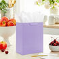 13" Solid Lavender Large Gift Bag, Lavender, large image number 2