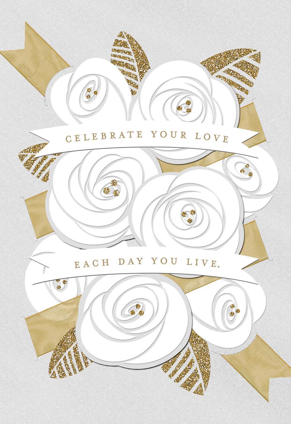 Celebrate Your Love Wedding Card