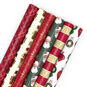 Classic Santa Assorted Christmas Wrapping Paper  image number 1
