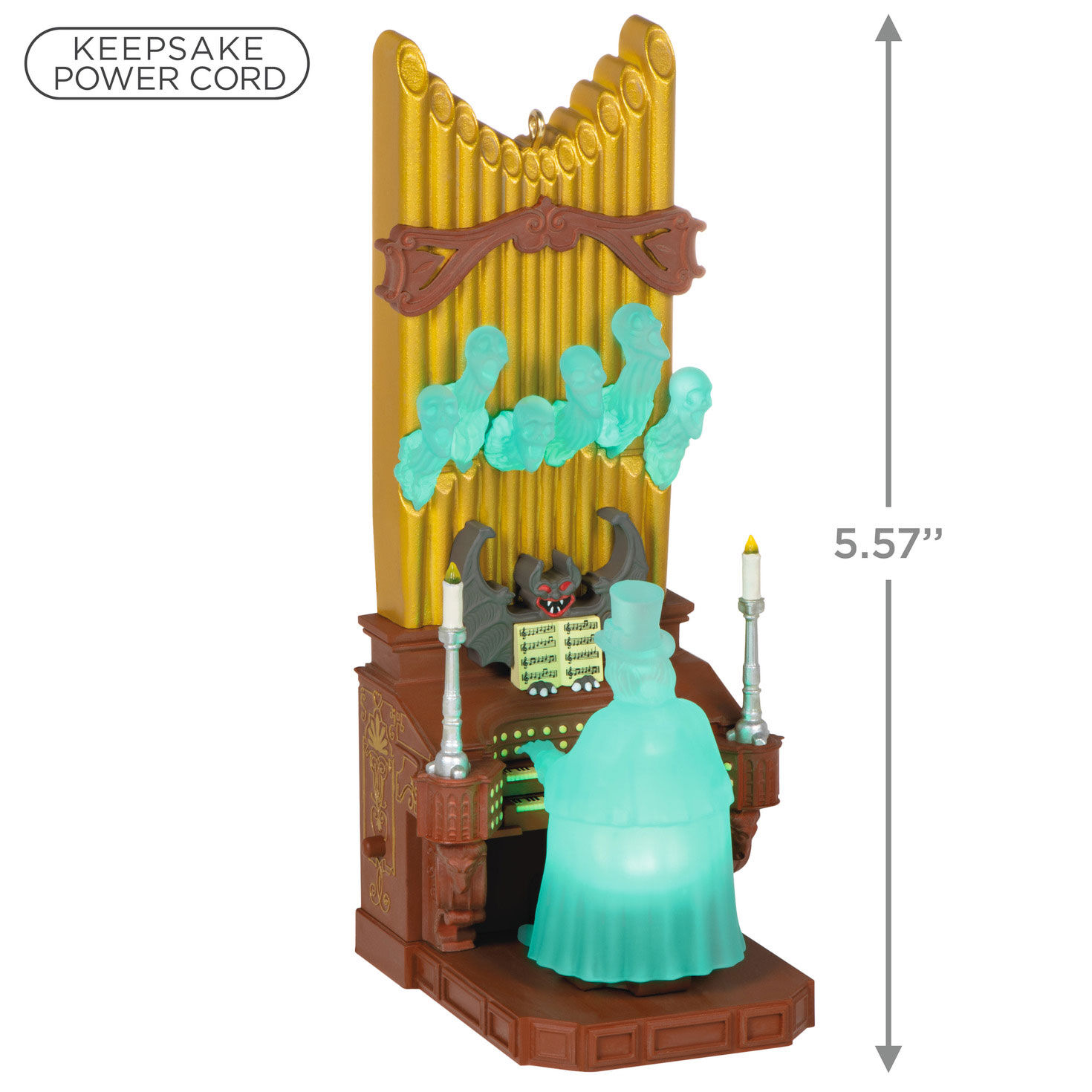 Disney The Haunted Mansion Collection Victor Geist Ornament With Light and Sound, , large image number 4