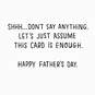How Can I Ever Repay You Funny Father's Day Card, , large image number 2
